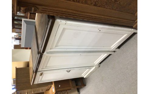 COLONNE BLANCHE PATINE BLANCHE 1 PORTE