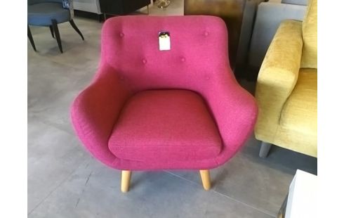 FAUTEUIL TISSU ROUGE