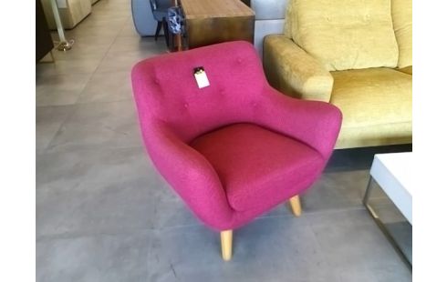 FAUTEUIL TISSU ROUGE