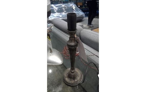 PIED DE LAMPE FRANCE METAL ARGENTE