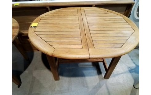 TABLE DE JARDIN TECK 1 ALL. PAPILLON