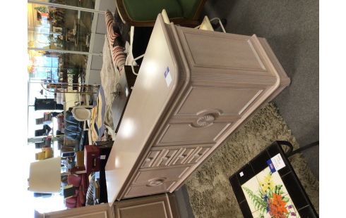 DRESSOIR CERUSE 4 PORTES 4 TIROIRS