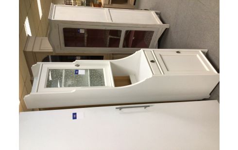 COLONNE BLANCHE 2 PORTES 1 TIROIR