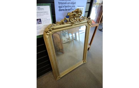 MIROIR STYLE LOUIS PHILIPPE DORÉ