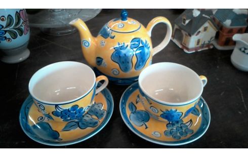 FRÜHSTÜCKSSERVICE FÜR 2 PERSONEN, , KAFFEEKANNE