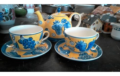 FRÜHSTÜCKSSERVICE FÜR 2 PERSONEN, , KAFFEEKANNE