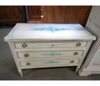 COMMODE STYLE LOUIS XVI PEINTE