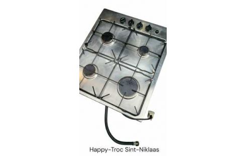 PLAQUE GAZ ENCASTRABLE INOX