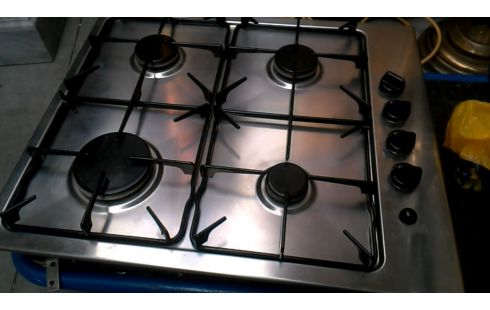 PLAQUE GAZ ENCASTRABLE INOX
