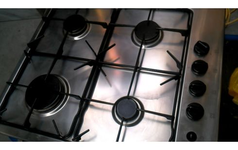 PLAQUE GAZ ENCASTRABLE INOX