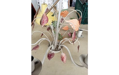 LUSTRE 5 BRANCHES STYLE NÉO-RÉTRO