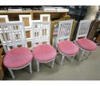4 CHAISES RELOOKÉES GRISE