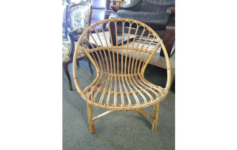 FAUTEUIL VINTAGE ROTIN