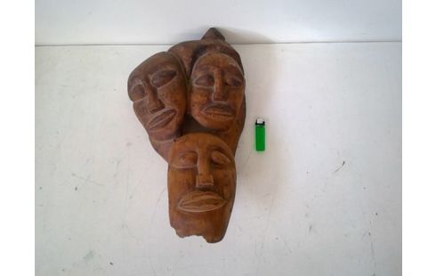 MASKER HOUT, 3 GEZICHTEN