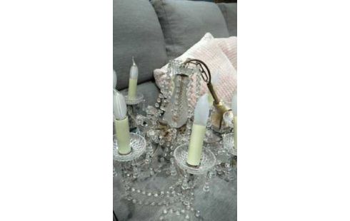 LUSTRE CRISTAL RESA PAMPILLE SUR 1 DES 2