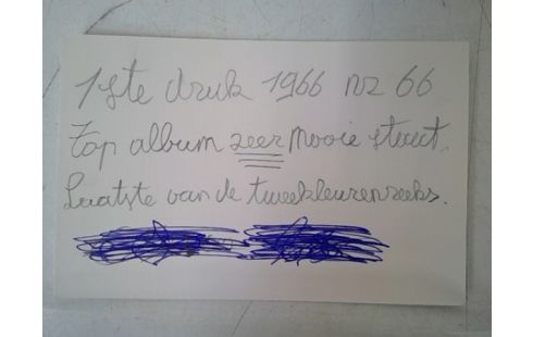 STRIPALBUM SUS&WIS 1STE DRUK 1966