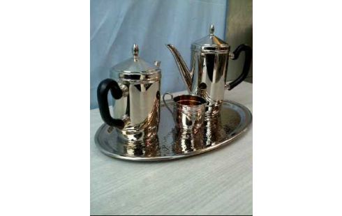 JUEGO DE CAFÉ METAL