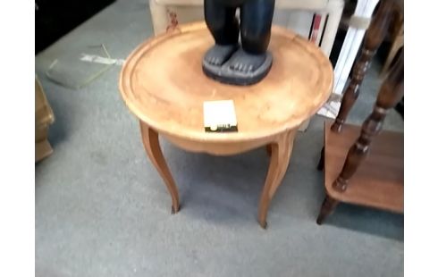 TABLE BASSE RONDE BOIS