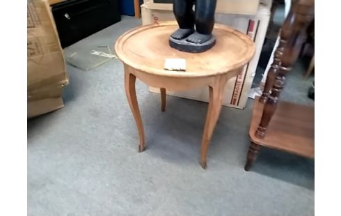 TABLE BASSE RONDE BOIS