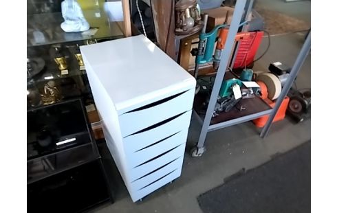 RANGEMENT METAL GRIS 6 TIROIRS