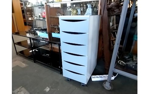 RANGEMENT METAL GRIS 6 TIROIRS