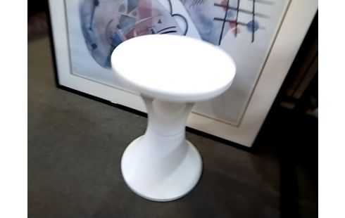 TABOURET PLASTIQUE BLANC