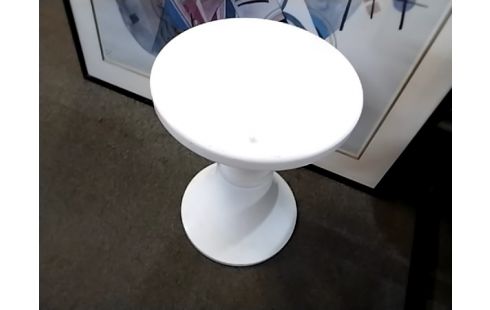 TABOURET PLASTIQUE BLANC