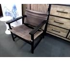 FAUTEUIL TACHES STYLE HYLLINGE MOBLER 1970
