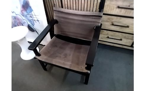 FAUTEUIL TACHES STYLE HYLLINGE MOBLER 1970