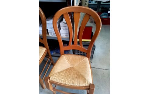 4 CHAISES STYLE LOUIS PHILIPPE