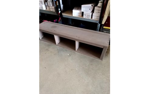 MEUBLE BAS PIN MASSIF CÉRUSÉ