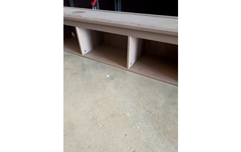 MEUBLE BAS PIN MASSIF CÉRUSÉ