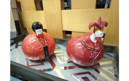 DECORATION POULE J.LINE