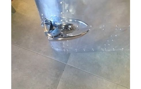 MEUBLE DE RANGEMENT ST AVIATEUR 1930 METAL RIVETS