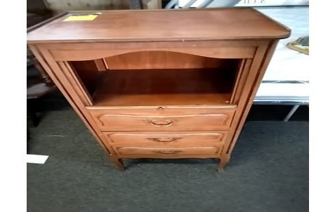 MEUBLE D'APPOINT MERISIER TIRETTE 3TIROURS