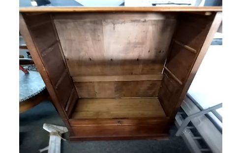 CLASSEUR A RIDEAUX ANCIEN BOIS AVEC CLE