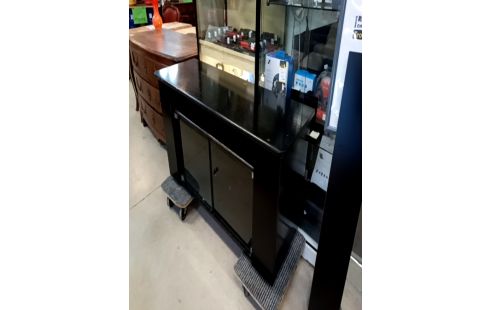 MEUBLE TV 2 PORTES VITRÉES