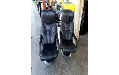 FAUTEUIL RELAX STYLE STRESSLESS CUIR GRIS