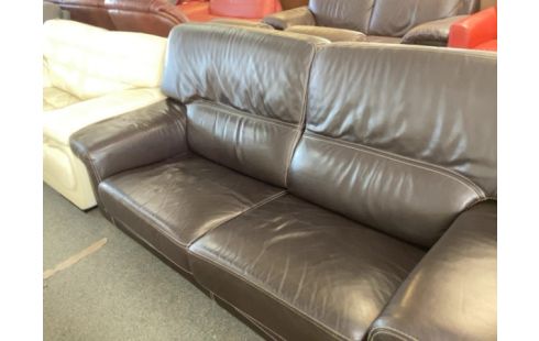 CANAPE CUIR 3 PLACES