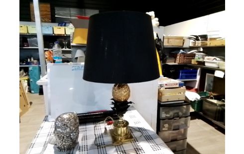 LAMPE ANANAS EN BRONZE STYLE MAISON CHARLES
