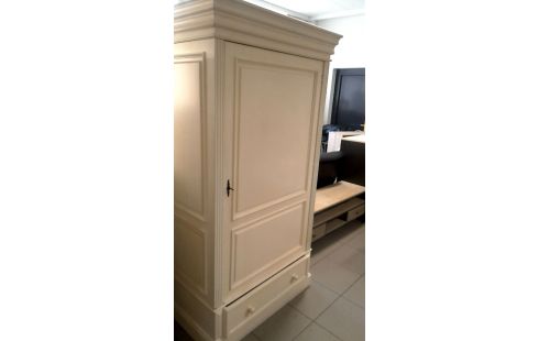 KLEIDERSCHRANK 1 NATURFARBEN 1 TÜR / 1 SCHUBLADE