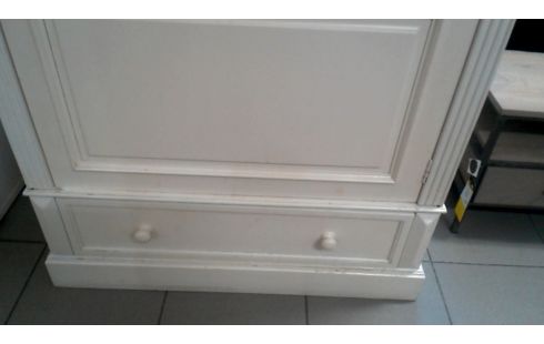 KLEIDERSCHRANK 1 NATURFARBEN 1 TÜR / 1 SCHUBLADE