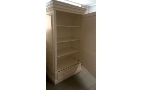 KLEIDERSCHRANK 1 NATURFARBEN 1 TÜR / 1 SCHUBLADE