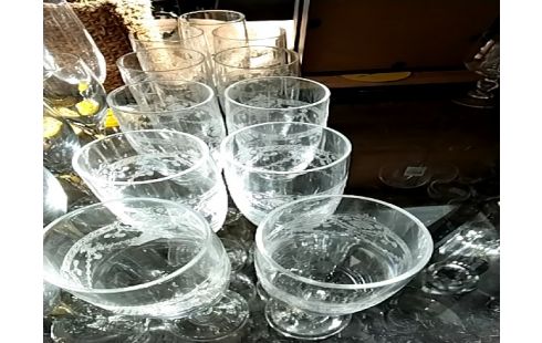 VERRES CHAMPAGNE LOT