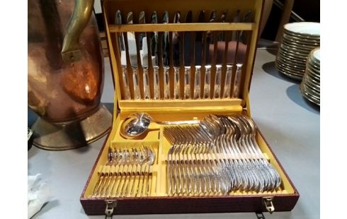 MENAGERE 49 PIECES METAL ARGENTE