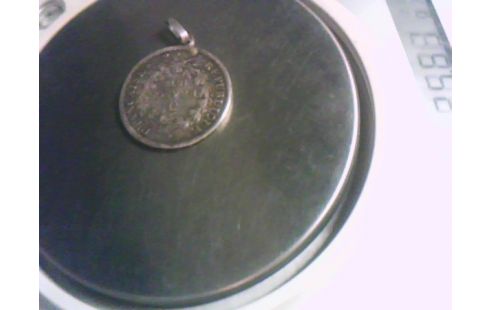 PEND ARG 900/1000 5 FRANCS 1875 25.63