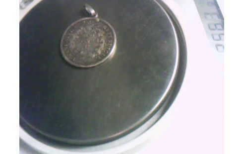 PEND ARG 900/1000 5 FRANCS 1875 25.63