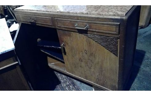 BUFFET ART DECO. MARMORPLATTE