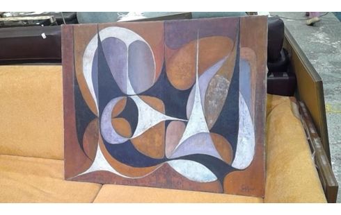 PEINTURE HUILE SUR TOILE SIGNÉE MON GELPER