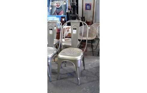 CHAISE INDUSTRIELLE METAL
